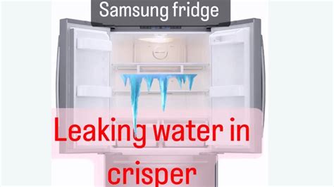 Samsung Refrigerator Leaking Water